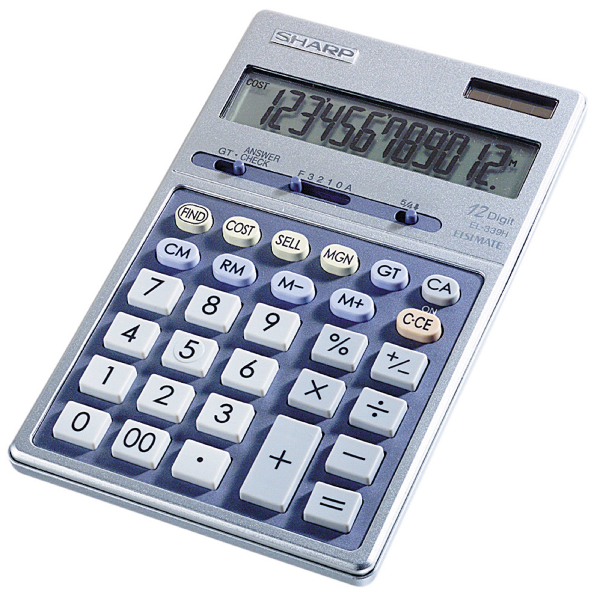 12 Digit Executive Business Large Desktop Calculator (EL-339HB