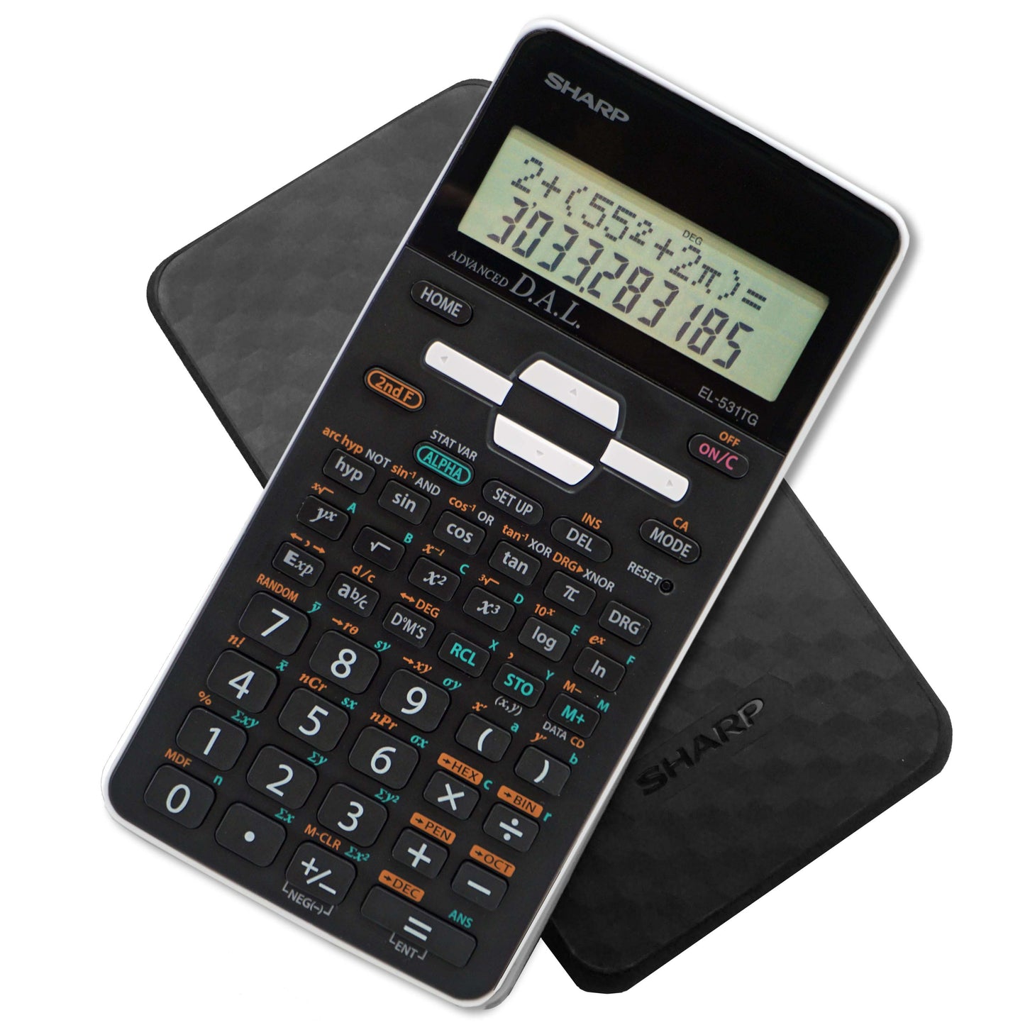 Scientific Calculator with 2 Line Display (EL-531TGBBW)