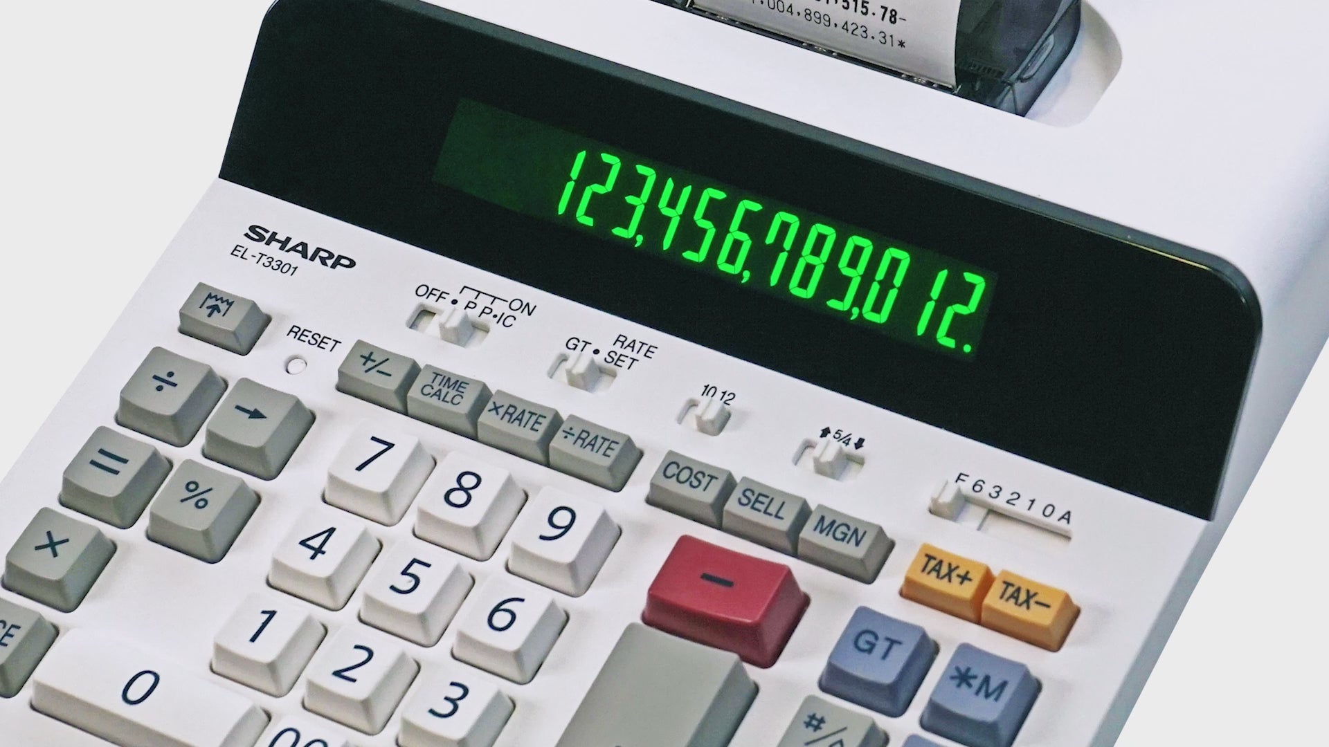 12 Digit Thermal Printing Calculator with 10 Digit Large Print (ELT33