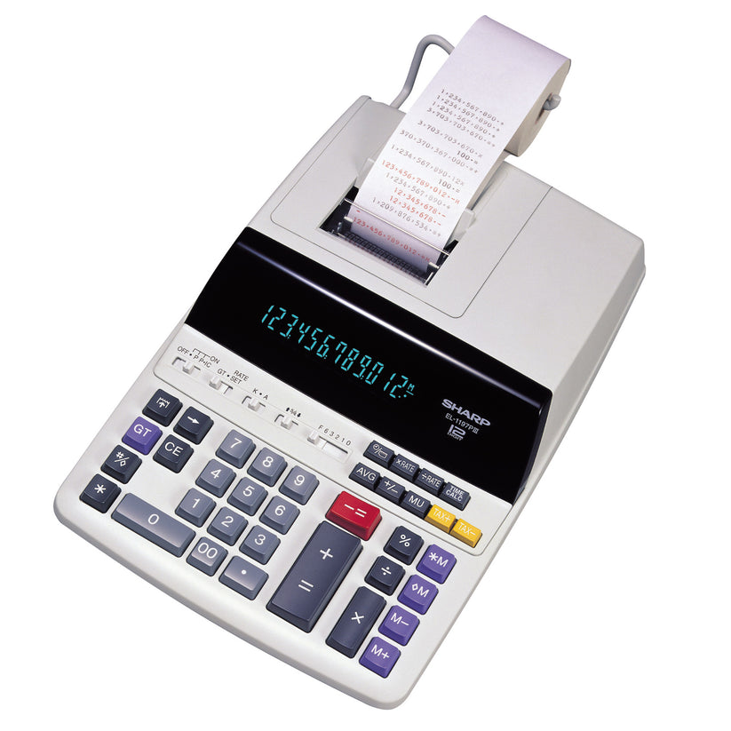 12 Digit Commercial Printing Calculator (EL1197PIII) sharpcalculators