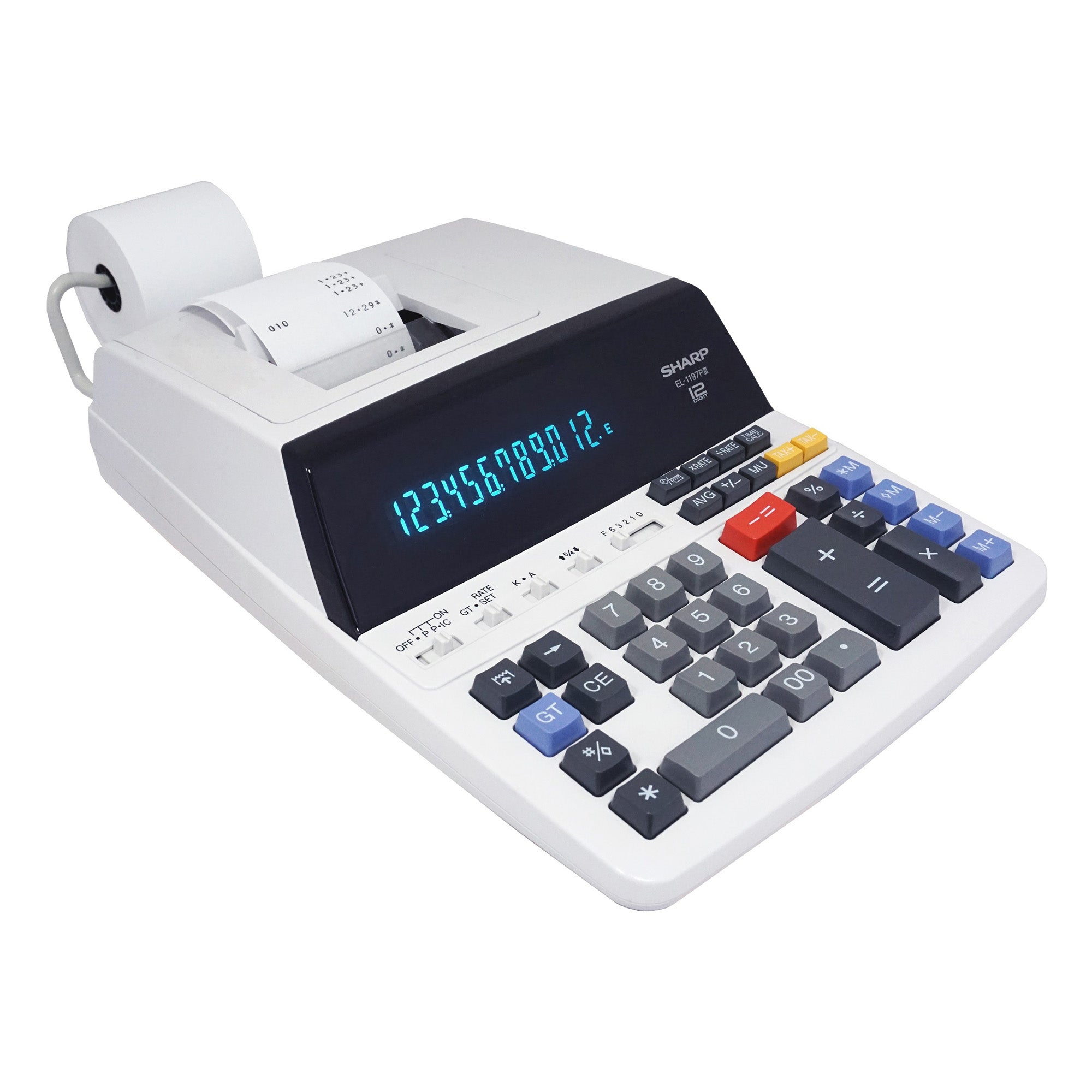 12 Digit Commercial Printing Calculator (EL-1197PIII)