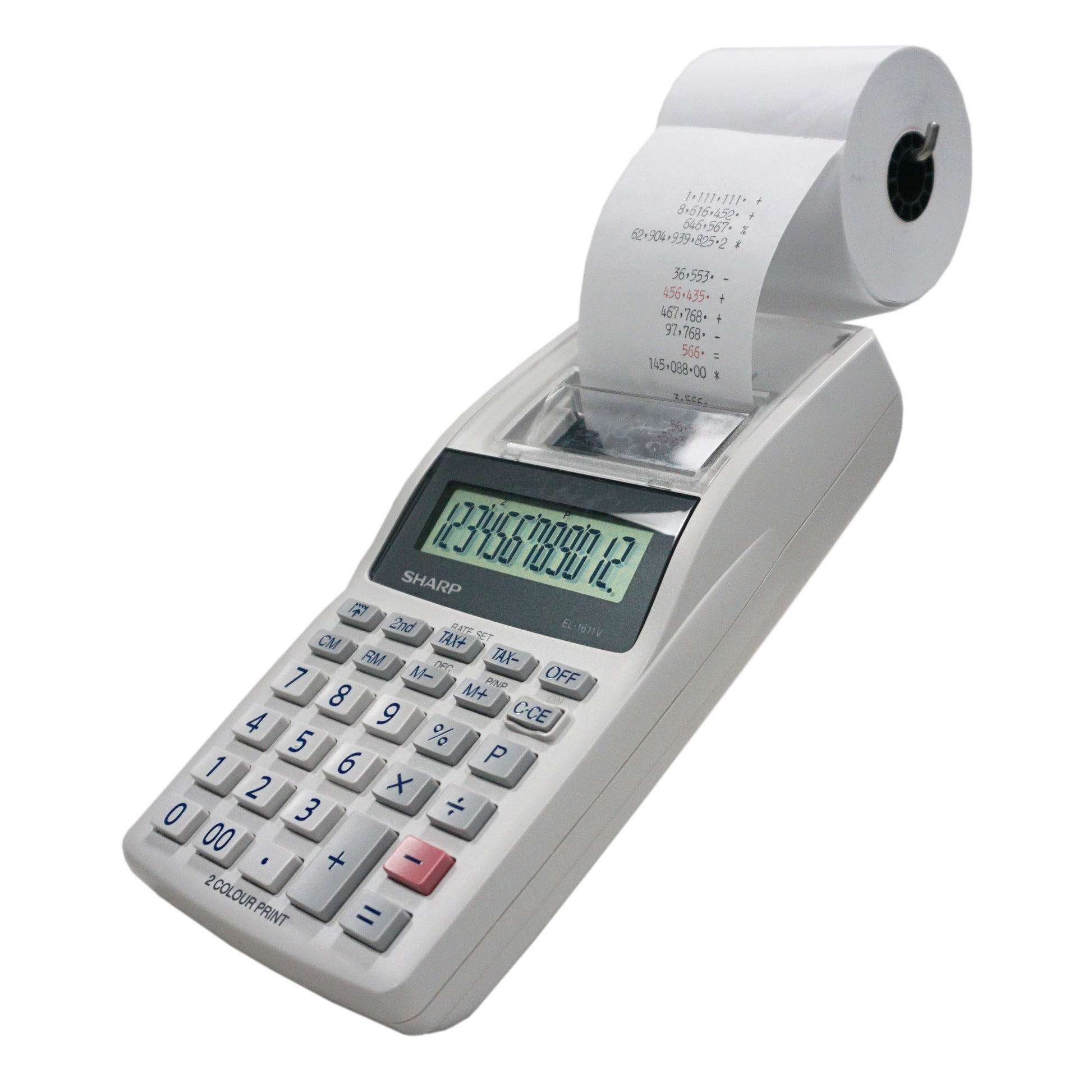 12 Digit Handheld Printing Calculator (EL-1611V) – sharpcalculators
