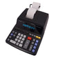 black printing calculator with extra large plus and minus keys and sculpted keys