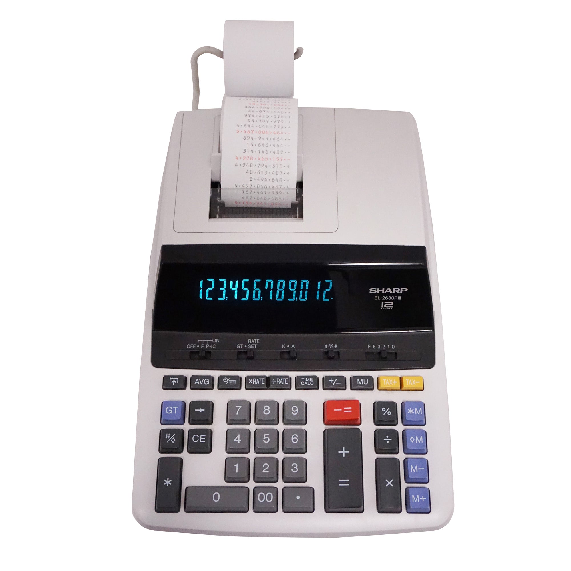 12 Digit Commercial Printing Calculator (EL-2630PIII) – sharpcalculators