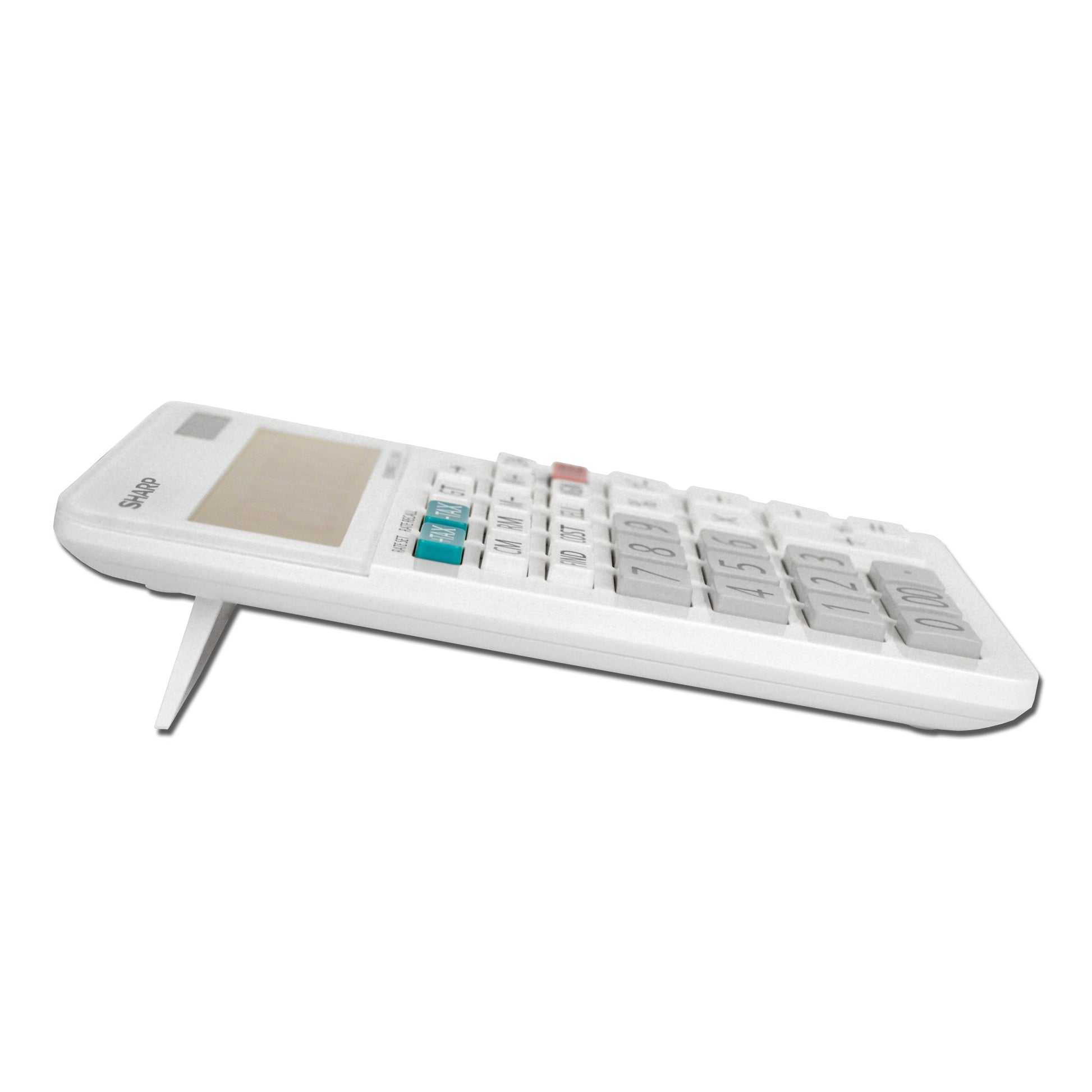 extra large white desktop calculator with kickstand