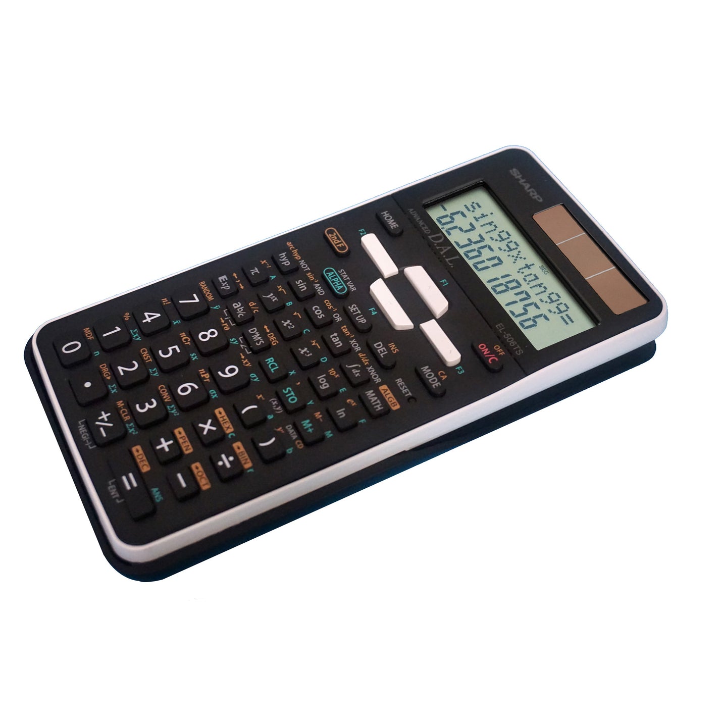 High End Math Calculator Advanced Scientific Calculator with 2 Line Display (EL-506TSBBW ...