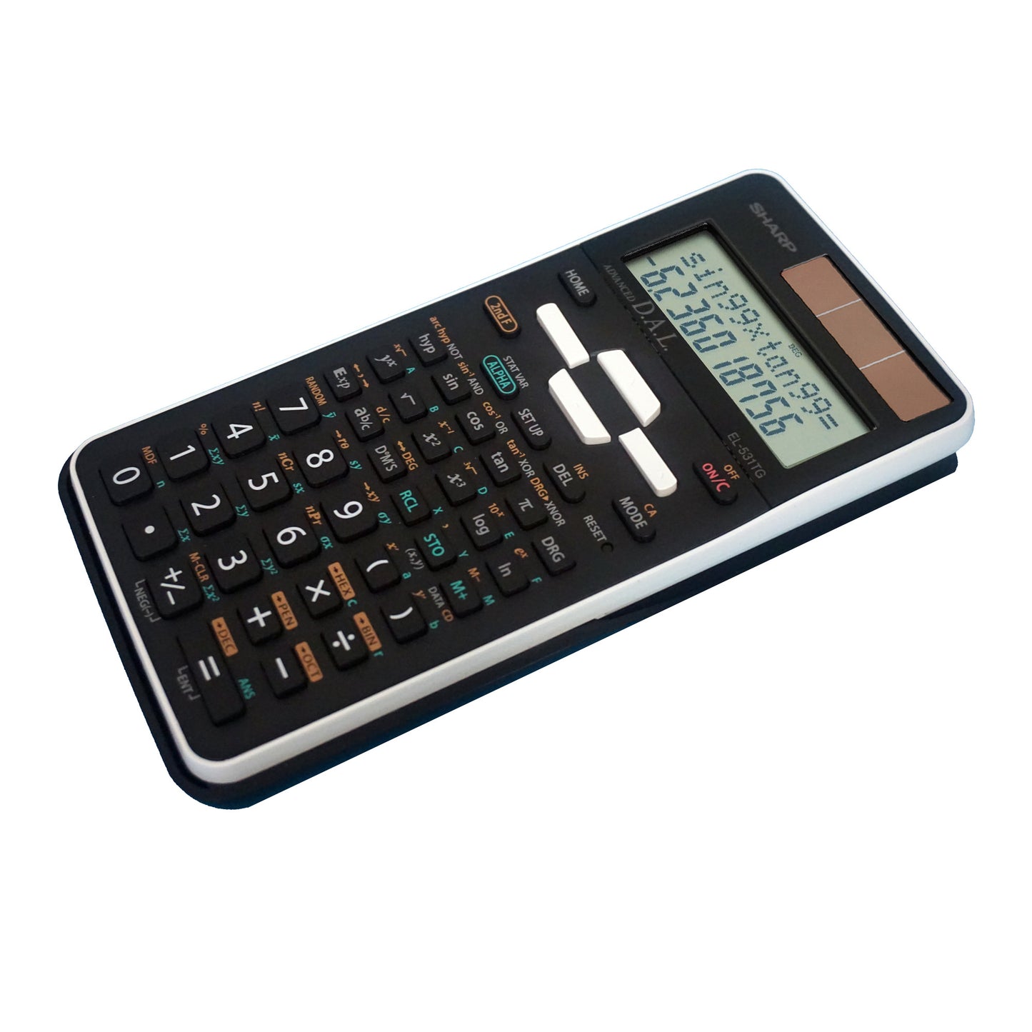 Scientific Calculator with 2 Line Display (EL-531TGBBW) – sharpcalculators